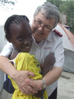 Anne Kristine Herje p&aring; Haiti