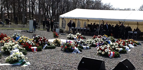 Buchenwald 70 &aring;rs markering