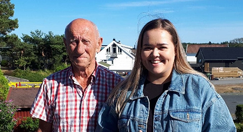 Arne Eilertsen og Malin Arne Eilertsen og Malin