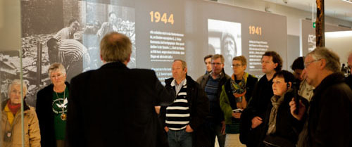 Reiseledere p&aring; kurs i Sachsenhausen