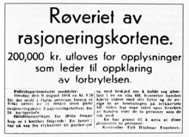 Rasjonerings kort Rasjonerings kort