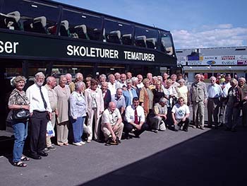 Reiseglad gjeng til Normandie Reisende til Normandie